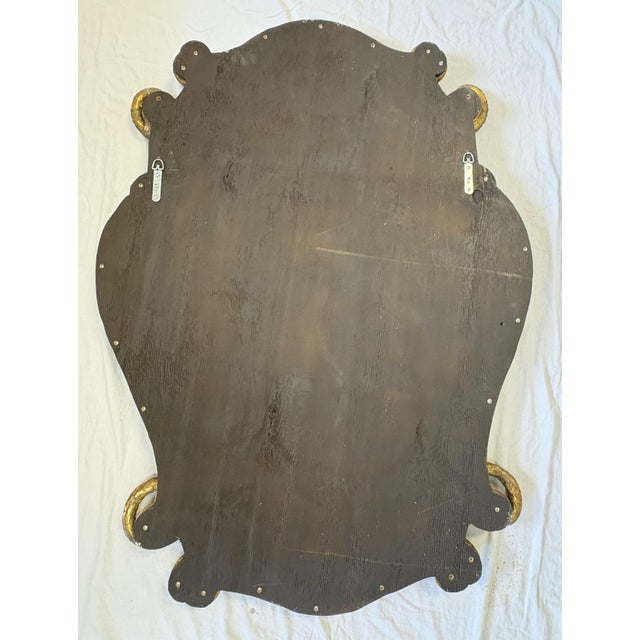 Vintage Hollywood Regency Gold Rope Motif Wall Mirror For Sale - Image 15 of 15