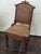 Antique Victorian Gothic Eastlake Walnut Parlor Chair Large For Sale - Image 4 of 6