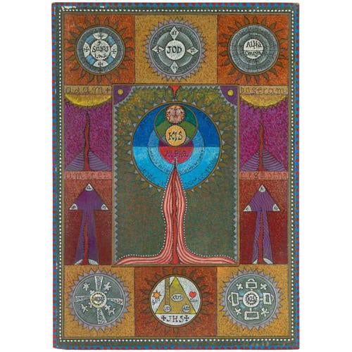Mino Meno, Prayer 1, 1977, Oil on Plywood For Sale