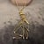 A 2000s High Quality Costume Jewelry Gilt Metal Italian Snake Necklace For Sale - Image 16 of 16
