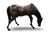 Bronze Grazing Horse Garden Sculpture For Sale - Image 6 of 17