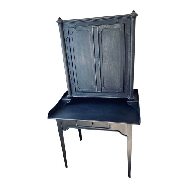Restoration Hardware French Industrial Secretary Desk For Sale