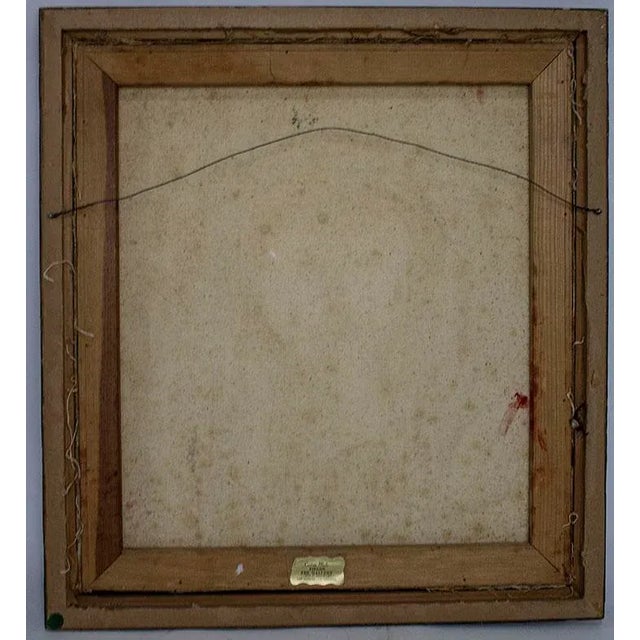 1980s Abstract Figurative Oil Painting New Mexico Artist - Vibrant Colors For Sale - Image 5 of 7