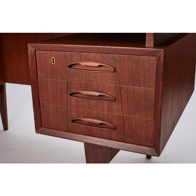 Mid-Century Teak Desk, Denmark, 1960s For Sale - Image 6 of 18