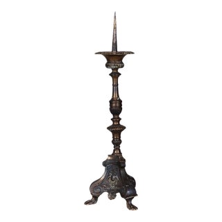 Antique Repousse Pricket For Sale
