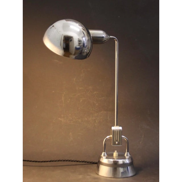 French Art Deco Metal Desk Lamps by Charlotte Perriand for Jumo, 1940s, Set of 2 For Sale - Image 11 of 18