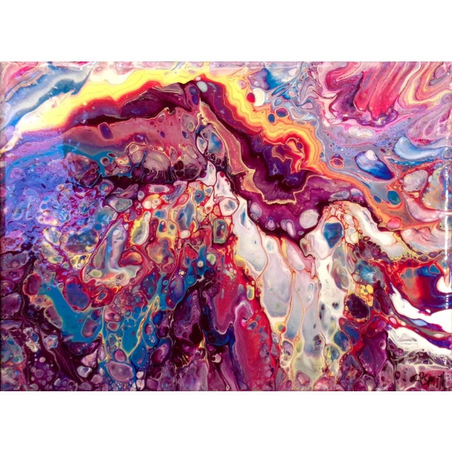 2000 - 2009 Christine Smith Untitled Original Acrylic Painting on Canvas For Sale - Image 5 of 5