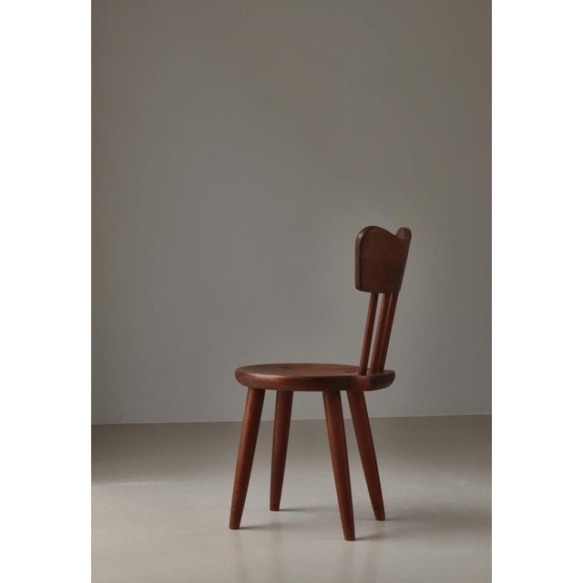 Swedish Modern Pinewood Chair attributed to Torsten Claeson for Steneby Hemslöjd, 1930s For Sale - Image 15 of 17