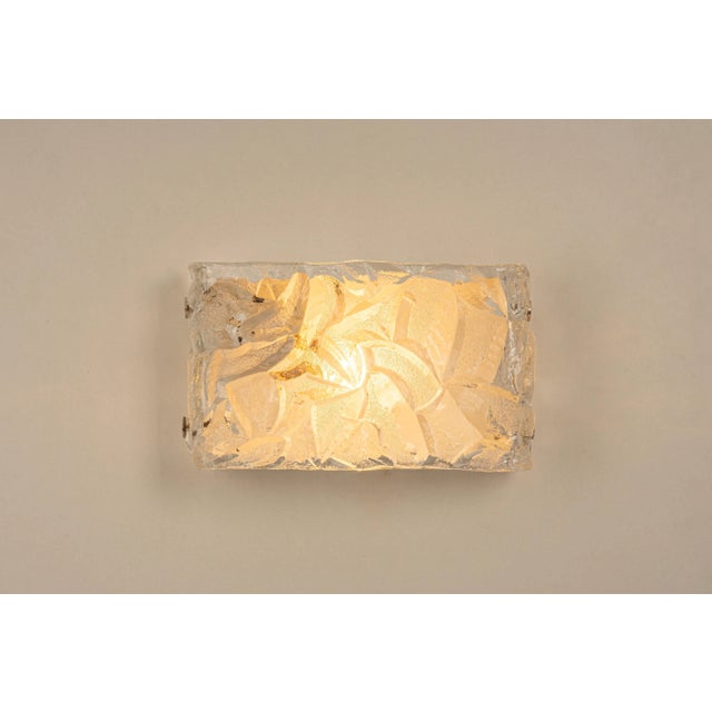 1970s German Sconces in Murano Glass by Kaiser, 1970s, Set of 2 For Sale - Image 5 of 10