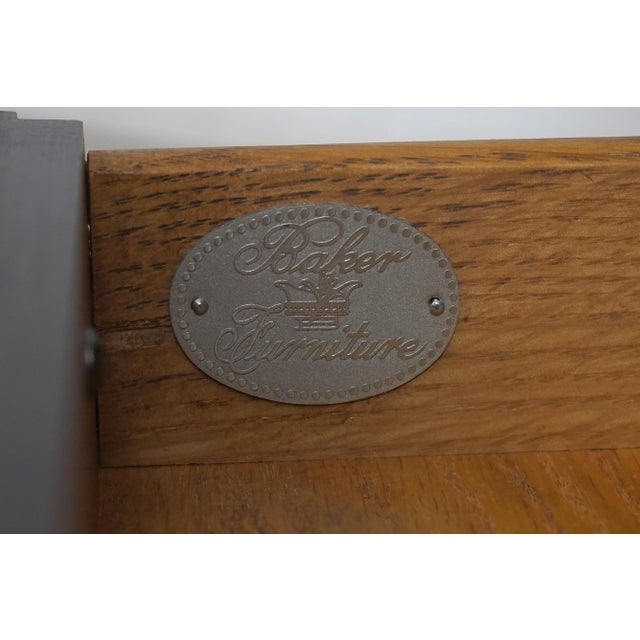 Pair Baker Chippendale Mahogany 1 Drawer Small Bookshelves For Sale - Image 18 of 18