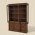 Brown 1960s Drexel Triune Mahogany Hutch Cabinet With Arched Display Doors For Sale - Image 8 of 18