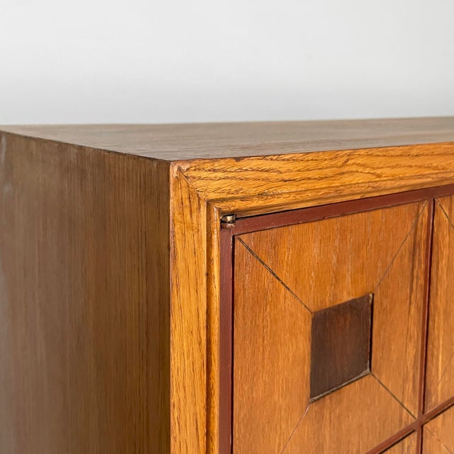 Italian Sideboard in Wood with Polychrome Decorative Tiles from Gio Ponti, 1930s For Sale - Image 16 of 18