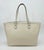 Cream Henri Bendel Cream West 57th Floral Applique Tote For Sale - Image 8 of 11