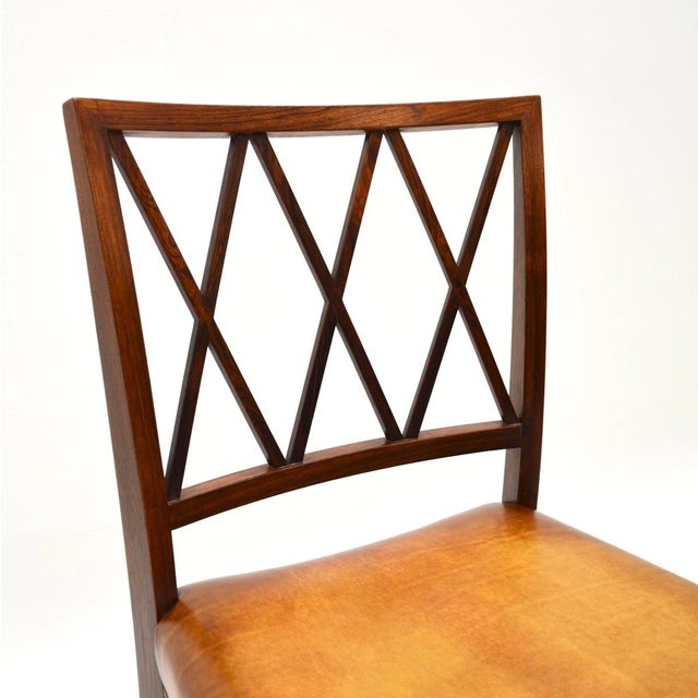 Vintage Danish Desk Chair attributed to Ole Wanscher, 1960s For Sale - Image 10 of 11