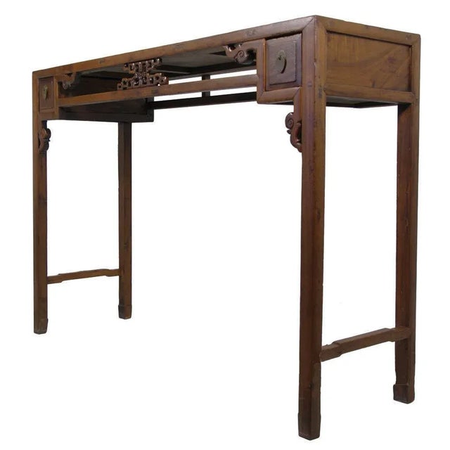 Take look at this Antique Open Carved Altar Table from Shan Xi, China. It was made in about 1860's and still maintained...