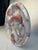 The overlapping, organic brush strokes create an organic, almost marbled effect giving this vintage stoneware decorative...