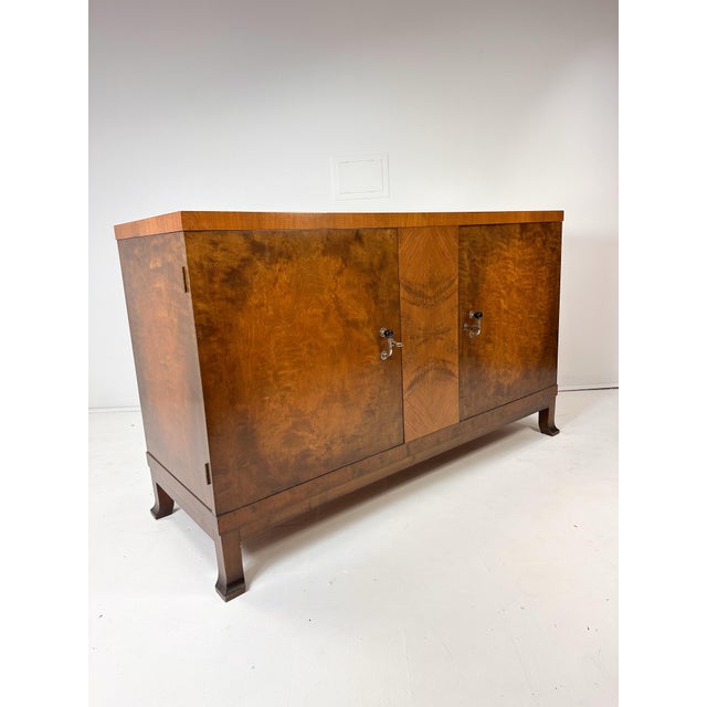 Mid-Century Modern 1930's Art Deco Swedish Cabinet For Sale - Image 3 of 9
