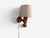 1970s Uno Kristiansson, Swedish Modern, Pine, Fabric, Wall Sconce For Sale In New York - Image 6 of 10