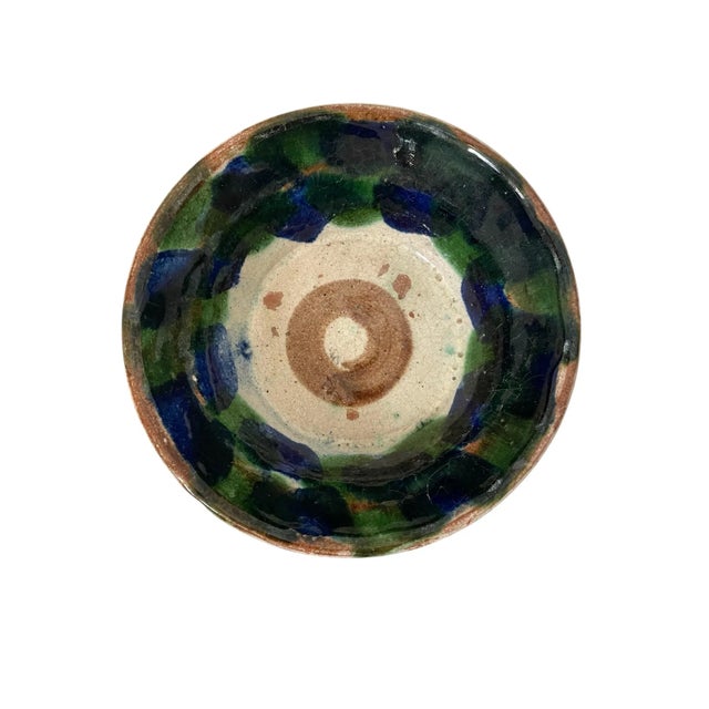 3 Rare Oaxacan Majolica Bowls 6” Red Ware Terracotta. Early 1900s. For Sale In San Francisco - Image 6 of 10