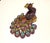 Bochic "Peacock" Vintage Diamond, Sapphire, Ruby & Gem Ring Set 18K Gold & Silver For Sale - Image 4 of 18