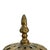 1920s Bradley & Hubbard Style 8-Panel 2-Tone Slag Glass Lamp C1920 For Sale - Image 5 of 11