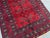 3'10" X 7'10" Vintage Afghan Hand-Knotted Baluchi Rug, Red Tribal Geometric Kitchen Rug For Sale - Image 11 of 12