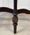 Vintage Traditional Victorian Mahogany Inlaid Scalloped Side Table For Sale - Image 14 of 15