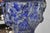 Ceramic Antique German Westerwald Salt Glaze Stoneware Cobalt Blue Jardiniere & Pedestal For Sale - Image 7 of 18