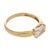 Vintage Gia 1.02 Carat East West Old Mine Diamond Yellow Gold Engagement Ring, Size 7.5 For Sale - Image 4 of 8