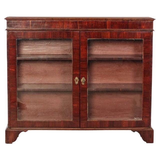 18th Century Italian Parquetry Bookcase For Sale