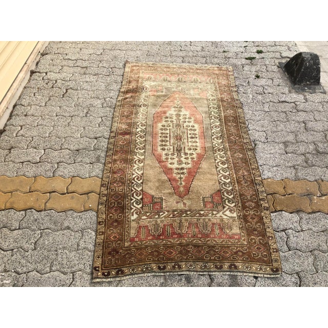 Vintage Anatolian Handknotted Rug For Sale - Image 11 of 11