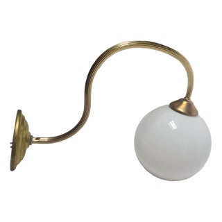 Vintage Art Deco Wall Lamp, Poland, 1950s For Sale