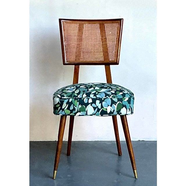 Vintage Boho MCM Cane Dining Chair For Sale - Image 12 of 12