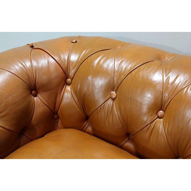 Late 19th Century Leather Chesterfield Sofa For Sale - Image 5 of 18