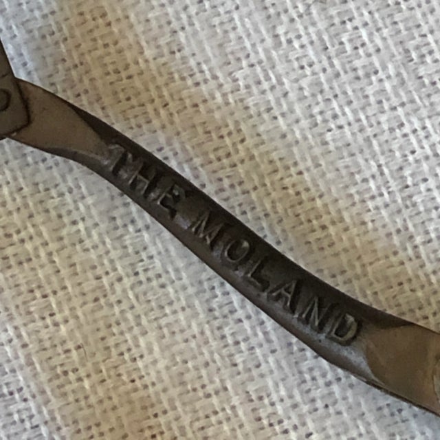 Offering a rare set of solid brass equestrian riding boot trees. These forms date to the 1920s and are each stamped: "The...