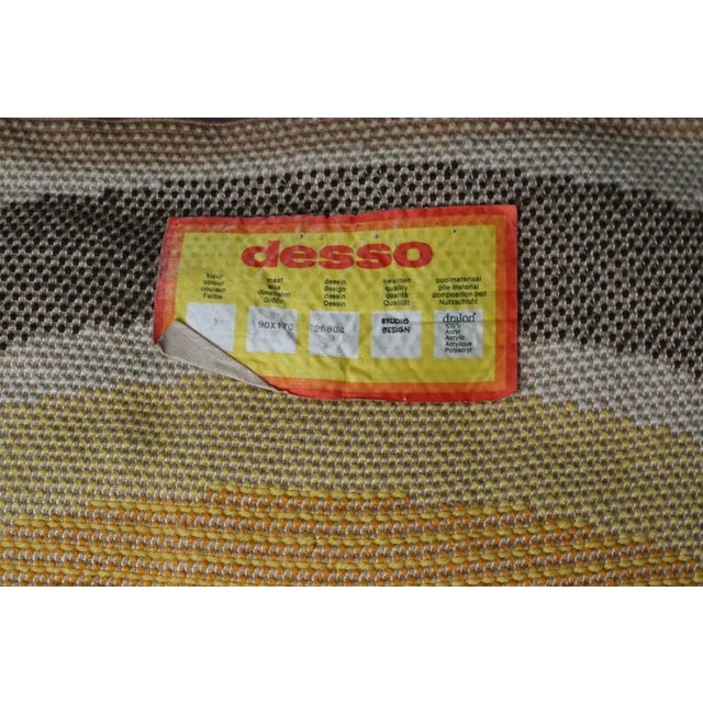 Macrame Wall Rug from Desso Netherlands, 1970s, in Very Good conditions. Designed 1970 to 1979 This piece has an...