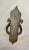Bronze Antique Arts and Crafts Solid Heavy Bronze Hammered Front Door Knocker For Sale - Image 8 of 8