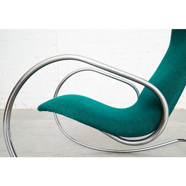 Vintage S826 Cantilever Rocking Chair in Chrome by Ulrich Böhme for Thonet, 1970s For Sale - Image 11 of 18