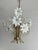 Gold Mid-Century Italian Murano Glass Floral Chandelier, 1970s For Sale - Image 8 of 9