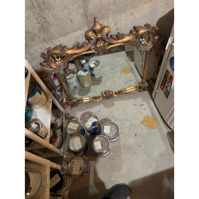 Make a statement with this beautifully detailed Ardley Hall decorative wall mirror, featuring an elaborate gold-tone...