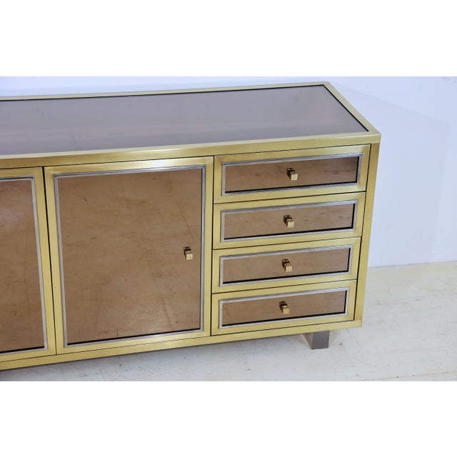 Sideboard by Michel Pigneres for LAngolo Metallarte Roma, France, 1970s For Sale - Image 6 of 12