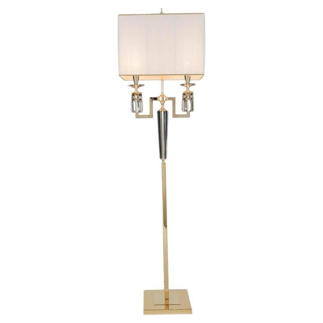 Collection Topazio Floor Lamp in Metal and Crystal by Jago For Sale - Image 15 of 15
