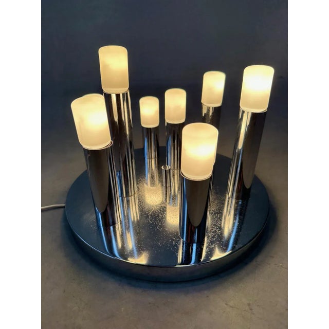 Two vintage ceiling lamps from boulanger. The design is always attributed to sciolari, but there is no certainty about...