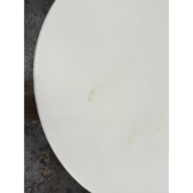 Late 20th Century Eero Saarinen Style Tulip Side Table For Sale - Image 5 of 12