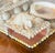 Unique antique Sailors Valentines sea Shell encrusted match box. Rare collectible.
