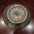 Metal Vintage Egytian Hammered Sculptured Copper Platter/ Bowl With French Fluer- De- Lis and Bee Symbol For Sale - Image 7 of 18