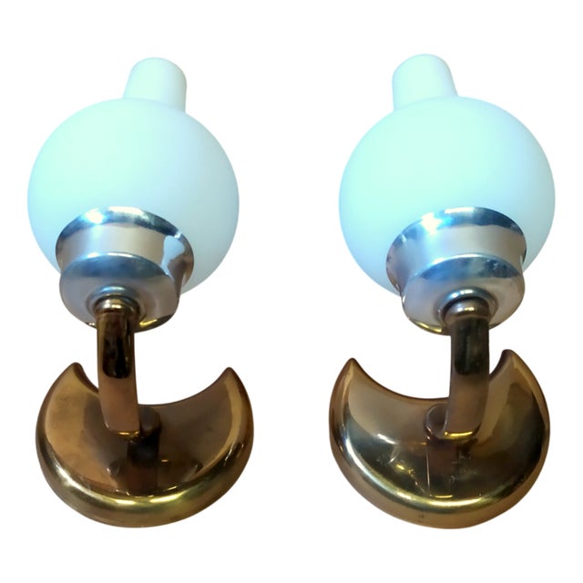 Small Wall Lights from Stilnovo, 1950s, Set of 2 For Sale