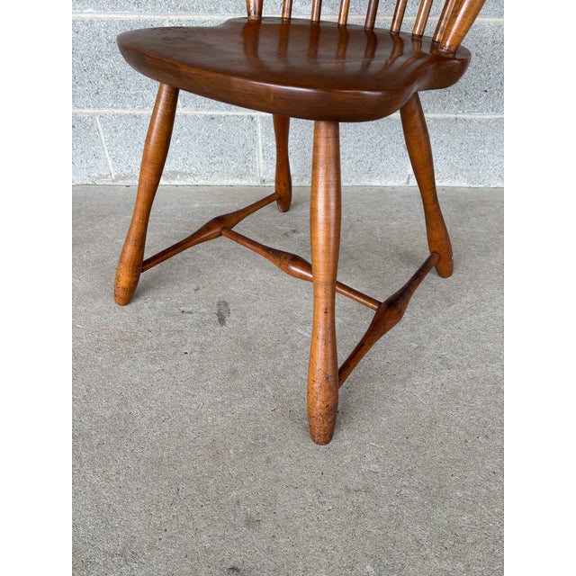 Sprague & Carleton Antique Birdcage Style Maple Side Chairs - A Pair For Sale - Image 11 of 13