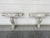 White-Painted Wood Wall Shelves With Serpentine Brackets - A Pair For Sale - Image 13 of 13