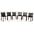 CAB 412 Chairs in Brown Leather by Mario Bellini for Cassina, Set of 6 For Sale - Image 12 of 12